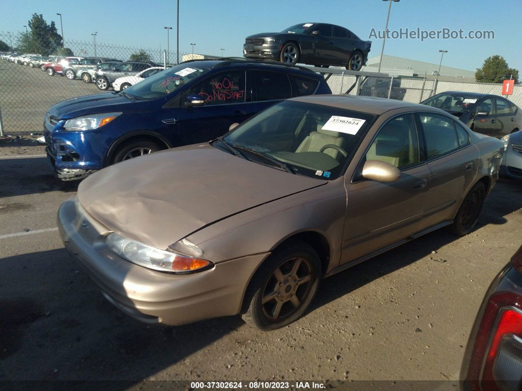 2001 Oldsmobile Alero Gls Gold vin: 1G3NF52E41C141633