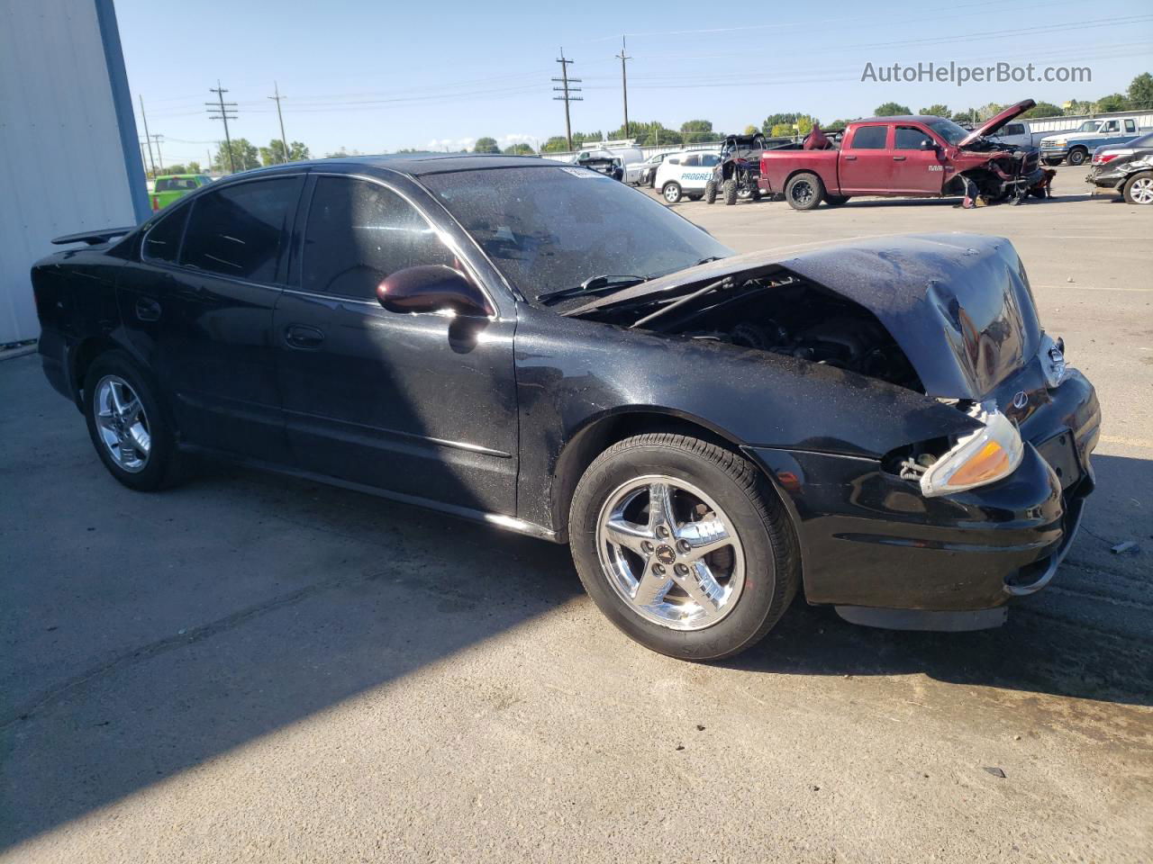 2001 Oldsmobile Alero Gls Black vin: 1G3NF52E41C165236