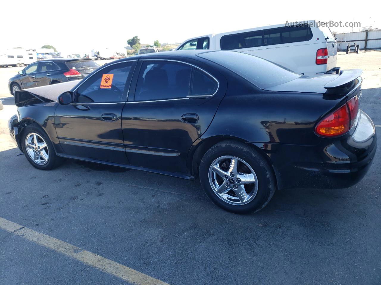 2001 Oldsmobile Alero Gls Black vin: 1G3NF52E41C165236