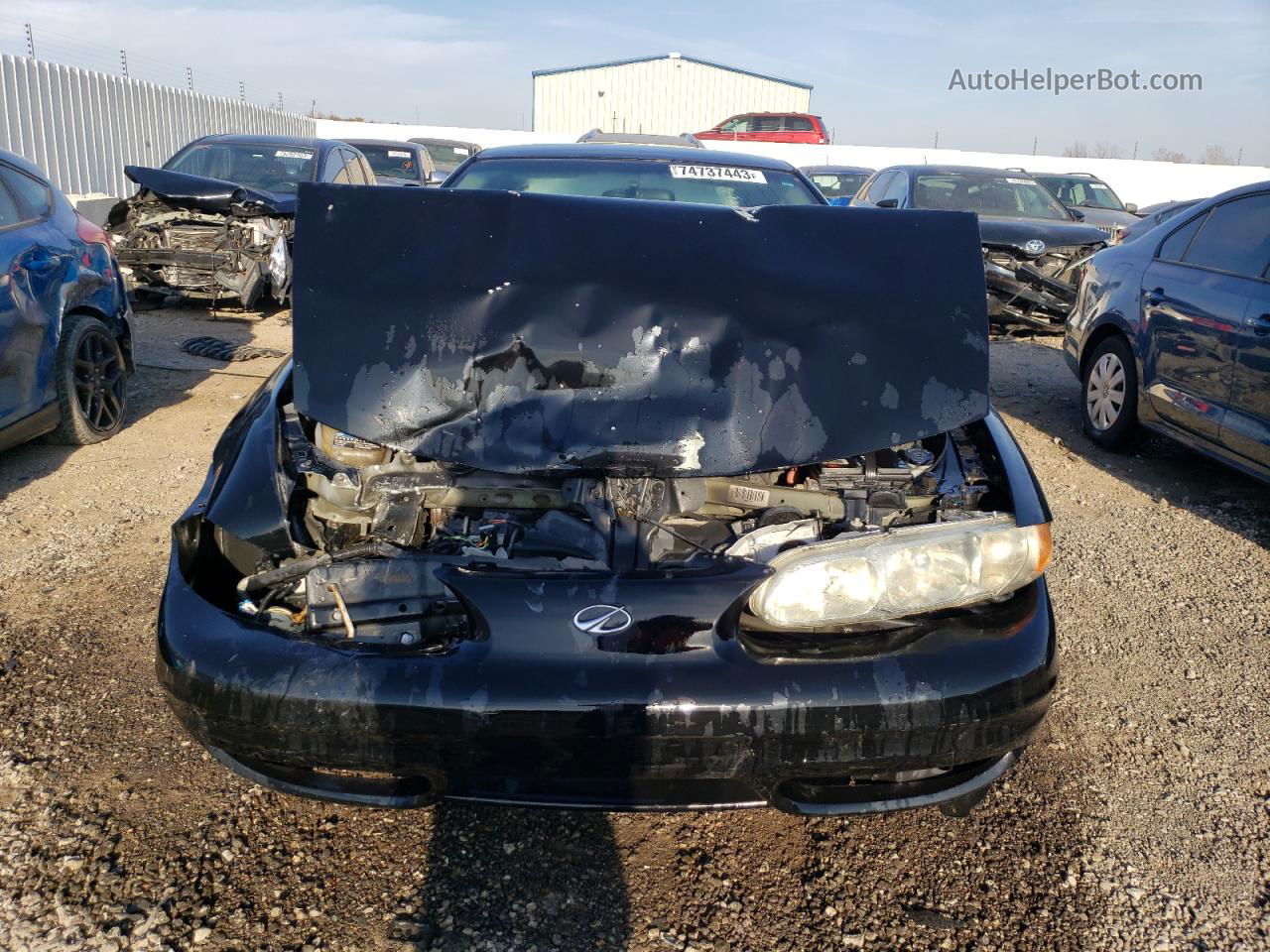 2001 Oldsmobile Alero Gls Black vin: 1G3NF52E51C170557