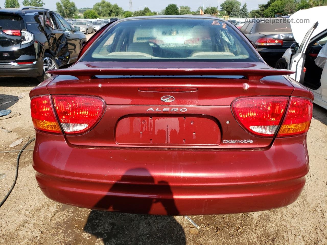 2001 Oldsmobile Alero Gls Red vin: 1G3NF52E81C140436