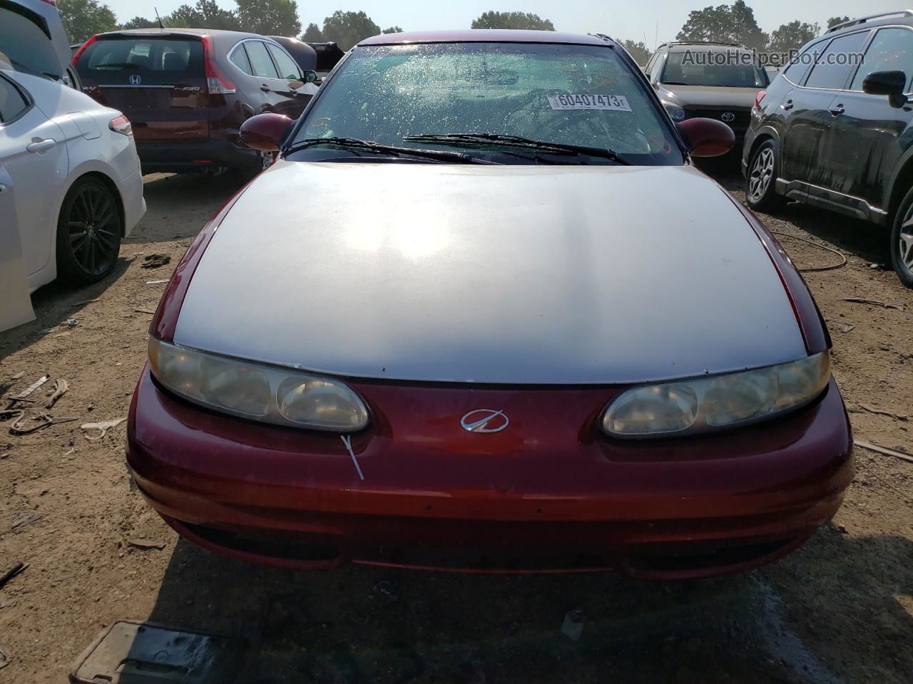 2001 Oldsmobile Alero Gls Red vin: 1G3NF52E81C140436