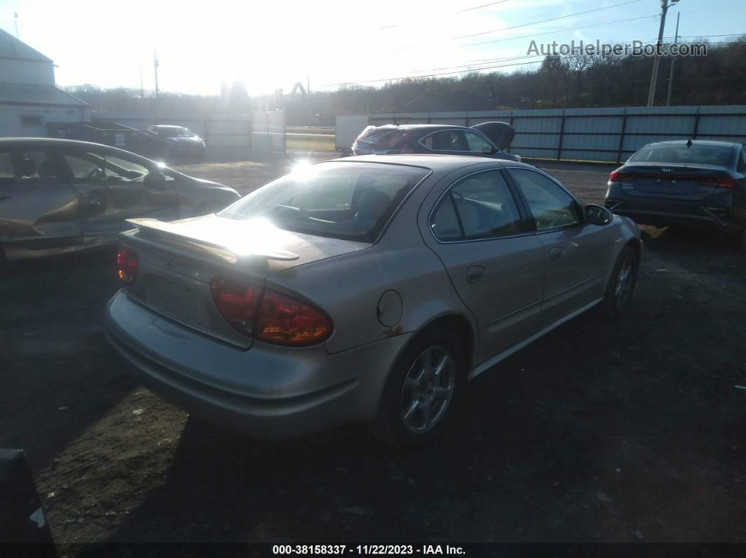 2001 Oldsmobile Alero Gls Gold vin: 1G3NF52E91C260245