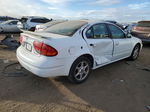 2001 Oldsmobile Alero Gls White vin: 1G3NF52EX1C119720