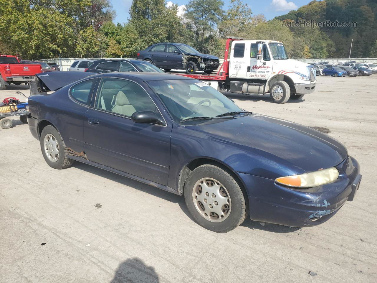 2001 Oldsmobile Alero Gx Синий vin: 1G3NK12T01C241103