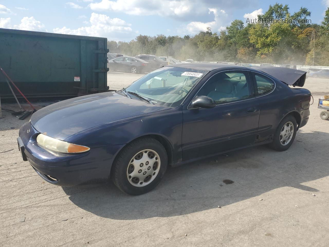 2001 Oldsmobile Alero Gx Blue vin: 1G3NK12T01C241103