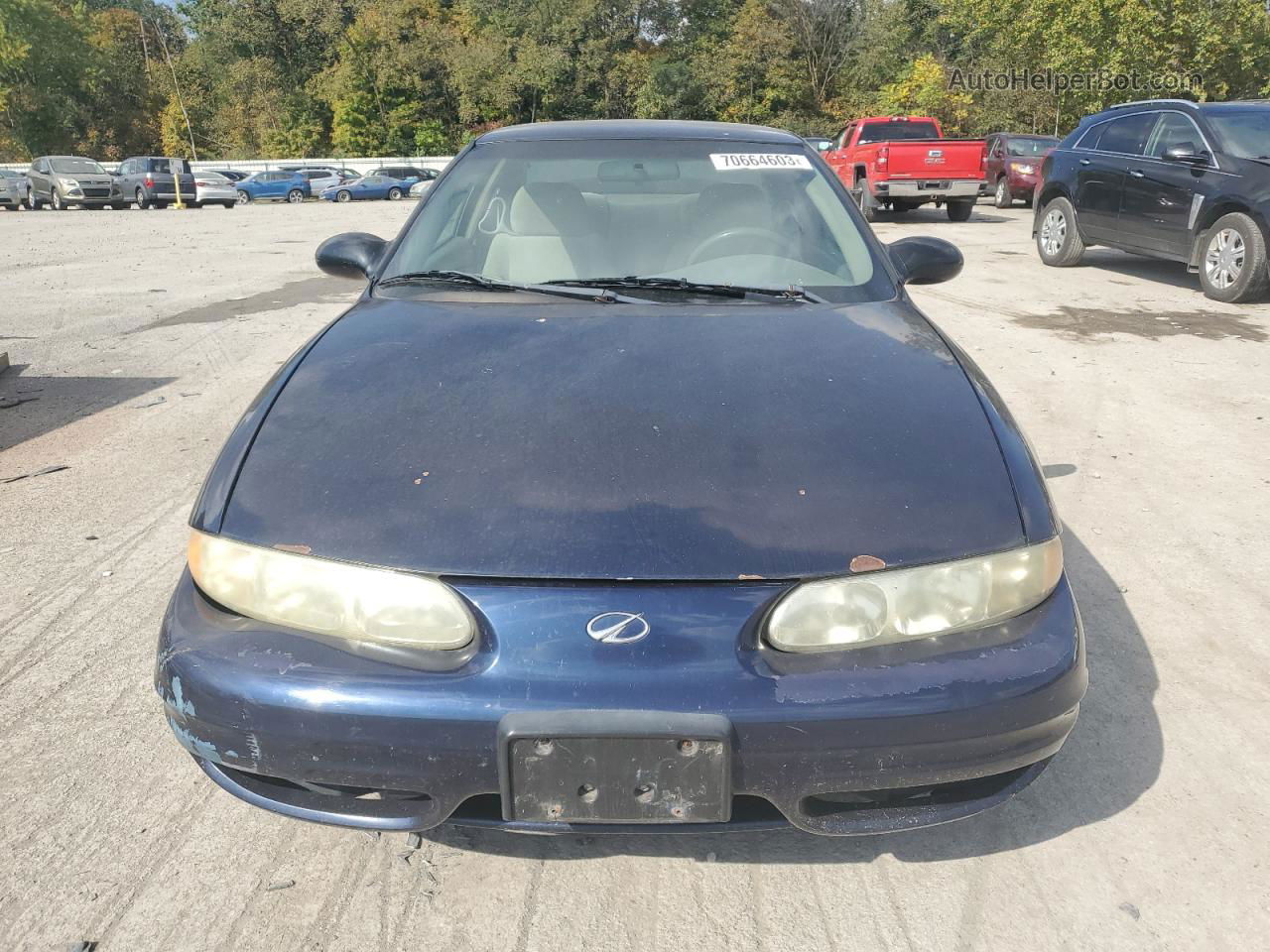 2001 Oldsmobile Alero Gx Blue vin: 1G3NK12T01C241103