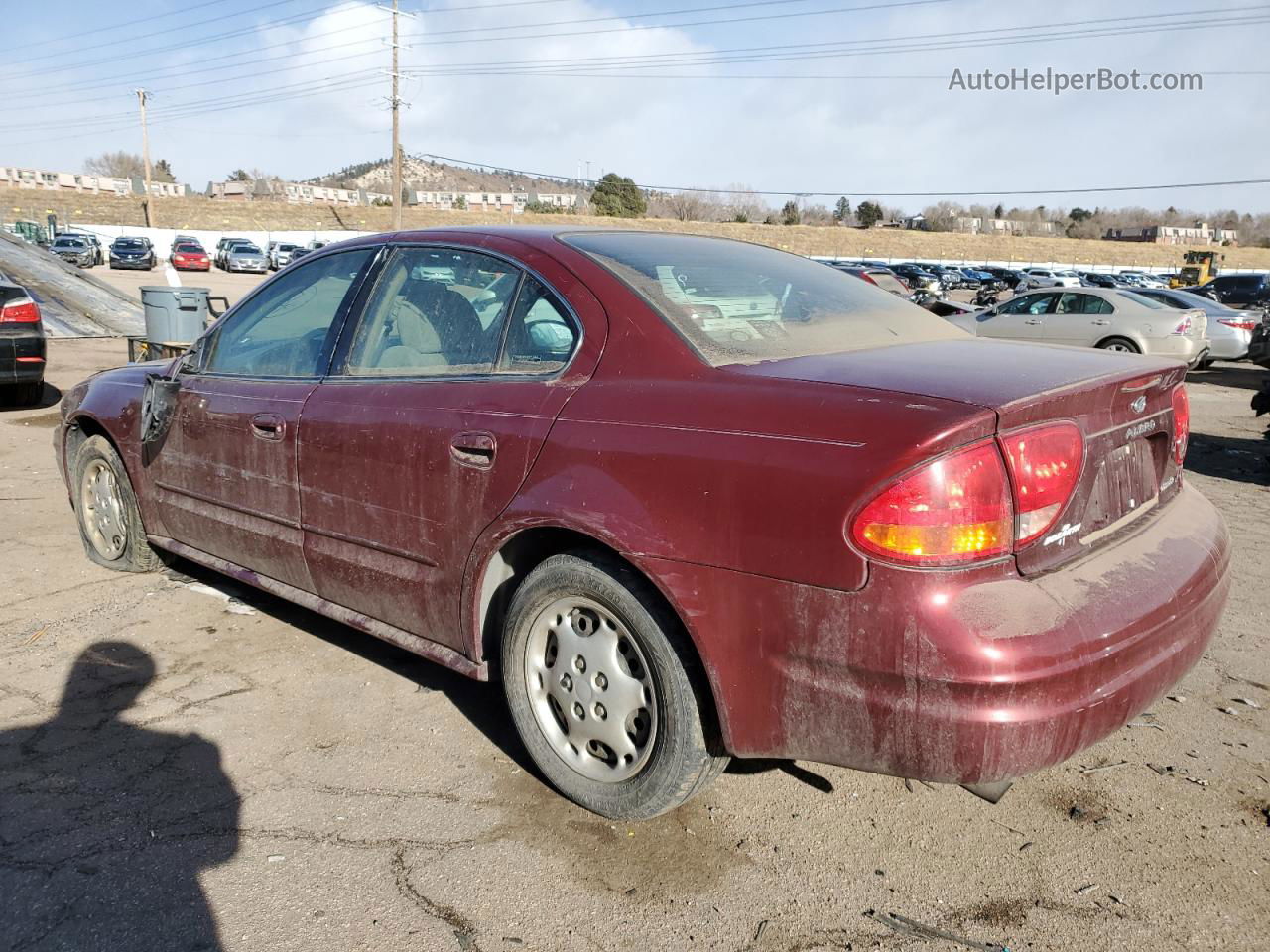 2001 Oldsmobile Alero Gx Red vin: 1G3NK52T21C191344