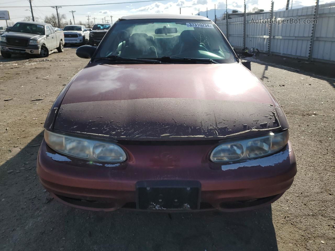 2001 Oldsmobile Alero Gx Red vin: 1G3NK52T21C191344