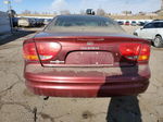 2001 Oldsmobile Alero Gx Red vin: 1G3NK52T21C191344