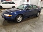 2001 Oldsmobile Alero Gx Blue vin: 1G3NK52T41C262771