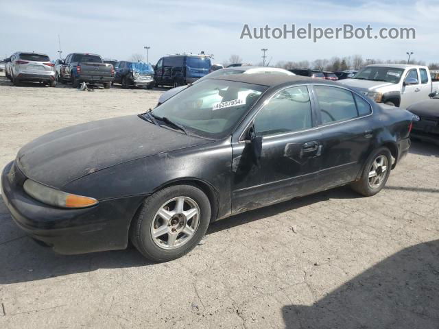 2001 Oldsmobile Alero Gx Black vin: 1G3NK52T81C277029