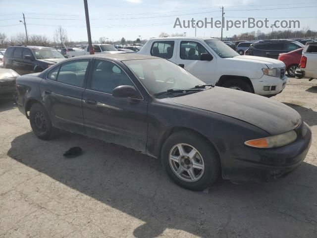 2001 Oldsmobile Alero Gx Black vin: 1G3NK52T81C277029