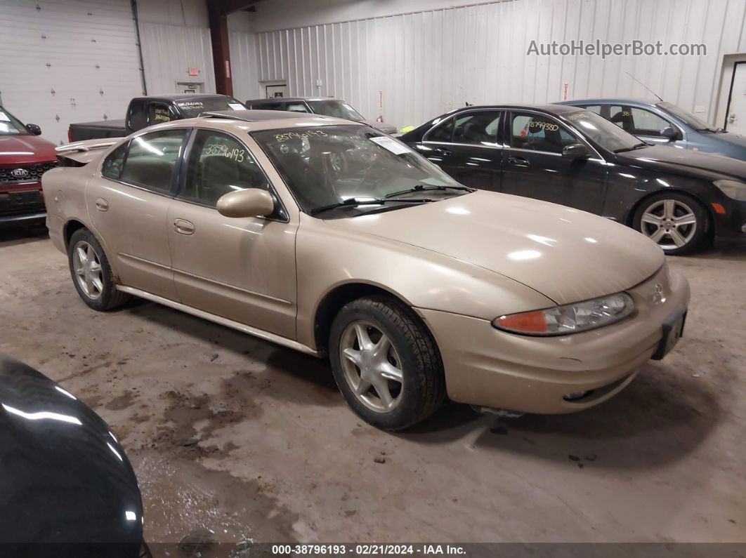 2001 Oldsmobile Alero Gl2 Tan vin: 1G3NL52E01C101543