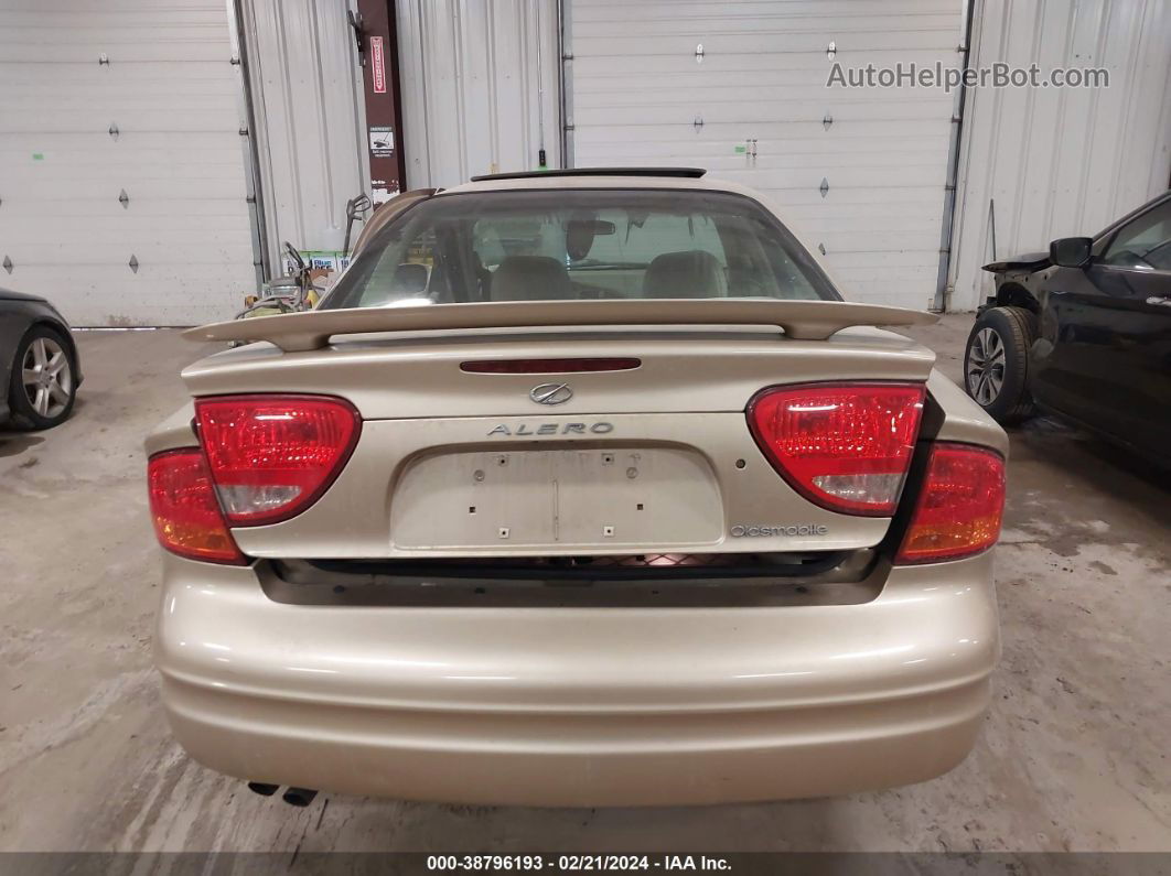 2001 Oldsmobile Alero Gl2 Tan vin: 1G3NL52E01C101543