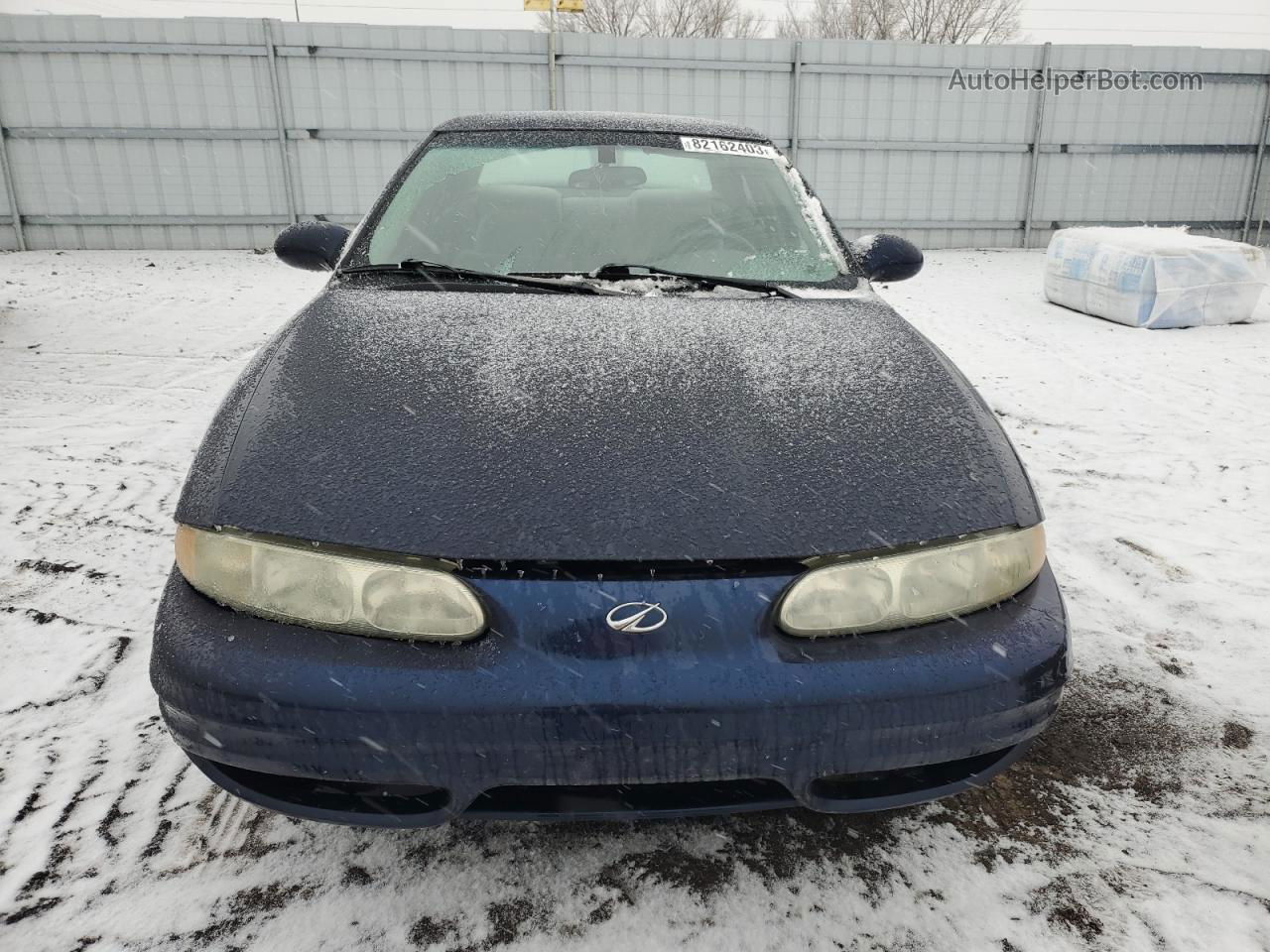 2001 Oldsmobile Alero Gl Blue vin: 1G3NL52E01C161886