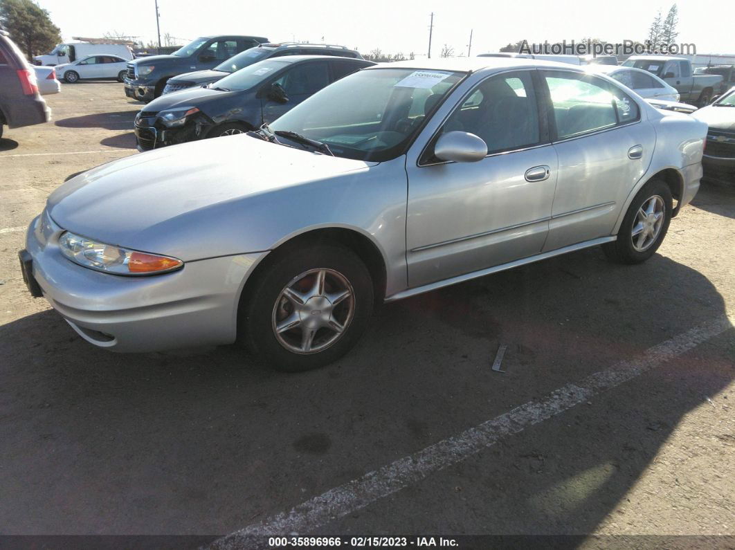 2001 Oldsmobile Alero Gl1 Silver vin: 1G3NL52E11C235638