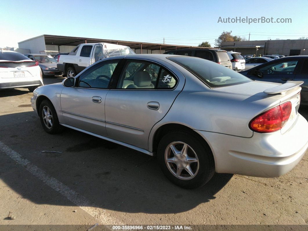 2001 Oldsmobile Alero Gl1 Silver vin: 1G3NL52E11C235638