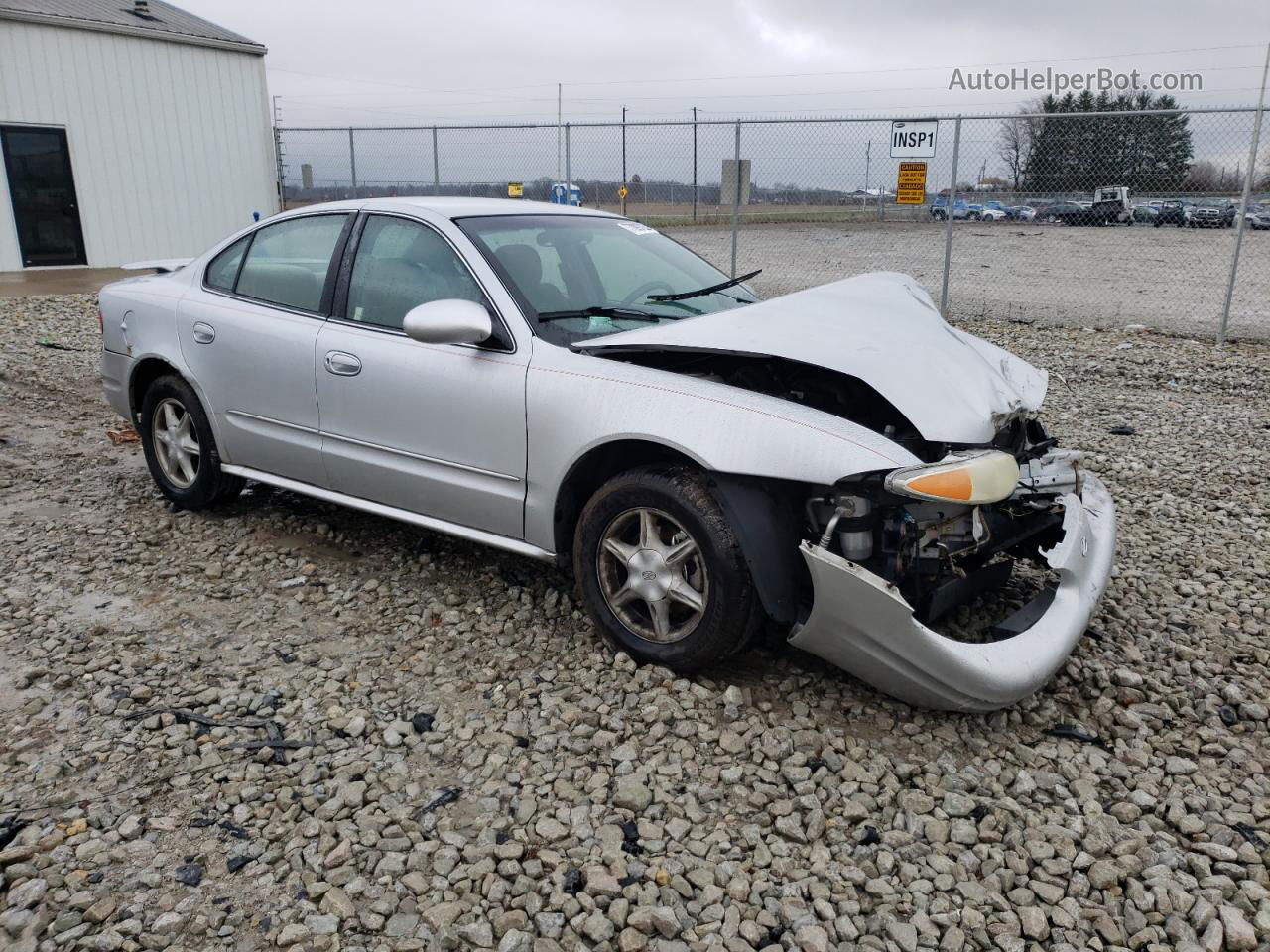 2001 Oldsmobile Alero Gl Silver vin: 1G3NL52E31C279656