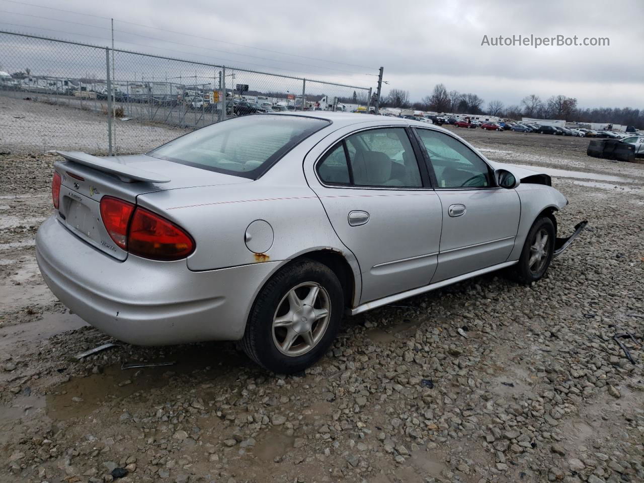 2001 Oldsmobile Alero Gl Silver vin: 1G3NL52E31C279656