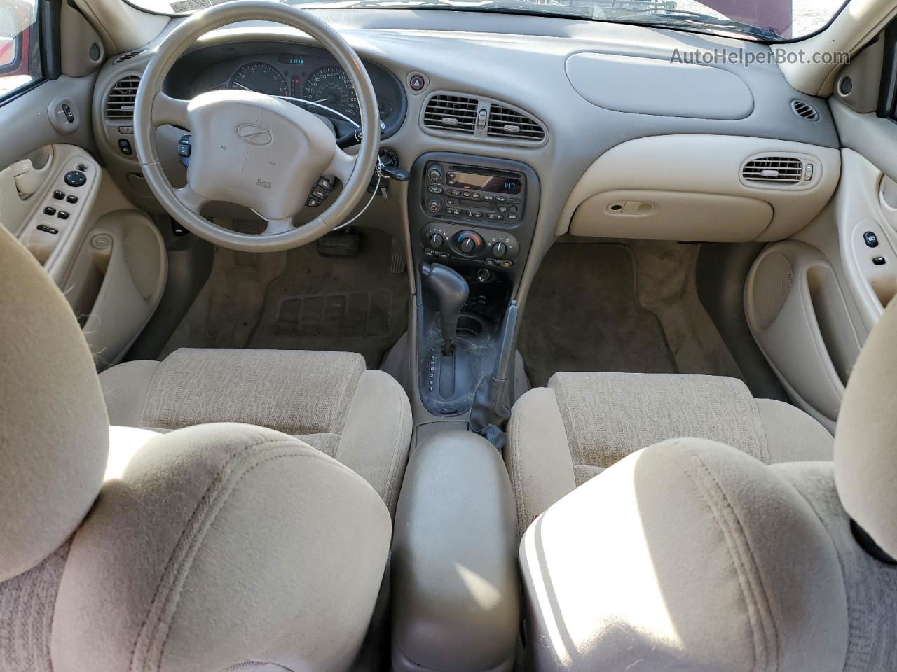 2001 Oldsmobile Alero Gl Red vin: 1G3NL52E41C275955