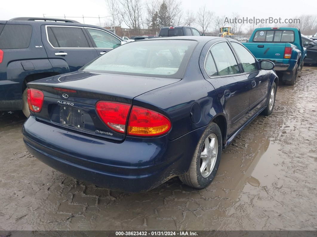 2001 Oldsmobile Alero Gl1 Dark Blue vin: 1G3NL52E61C214929