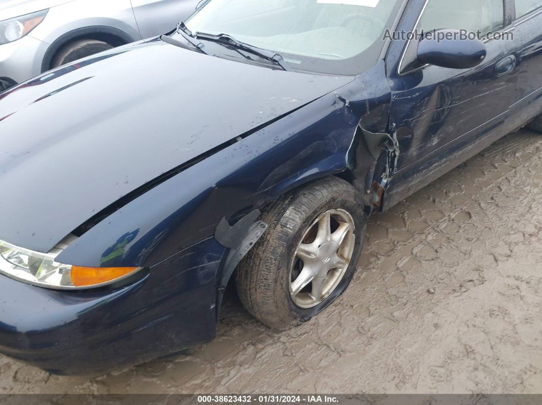 2001 Oldsmobile Alero Gl1 Dark Blue vin: 1G3NL52E61C214929