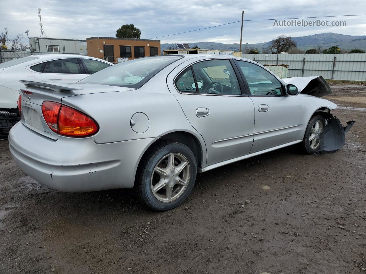 2001 Oldsmobile Alero Gl Silver vin: 1G3NL52E61C223940