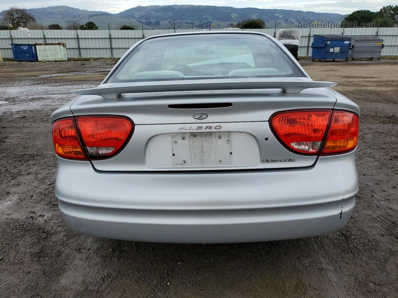 2001 Oldsmobile Alero Gl Silver vin: 1G3NL52E61C223940