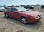 2001 Oldsmobile Alero Gl Red vin: 1G3NL52E91C259430