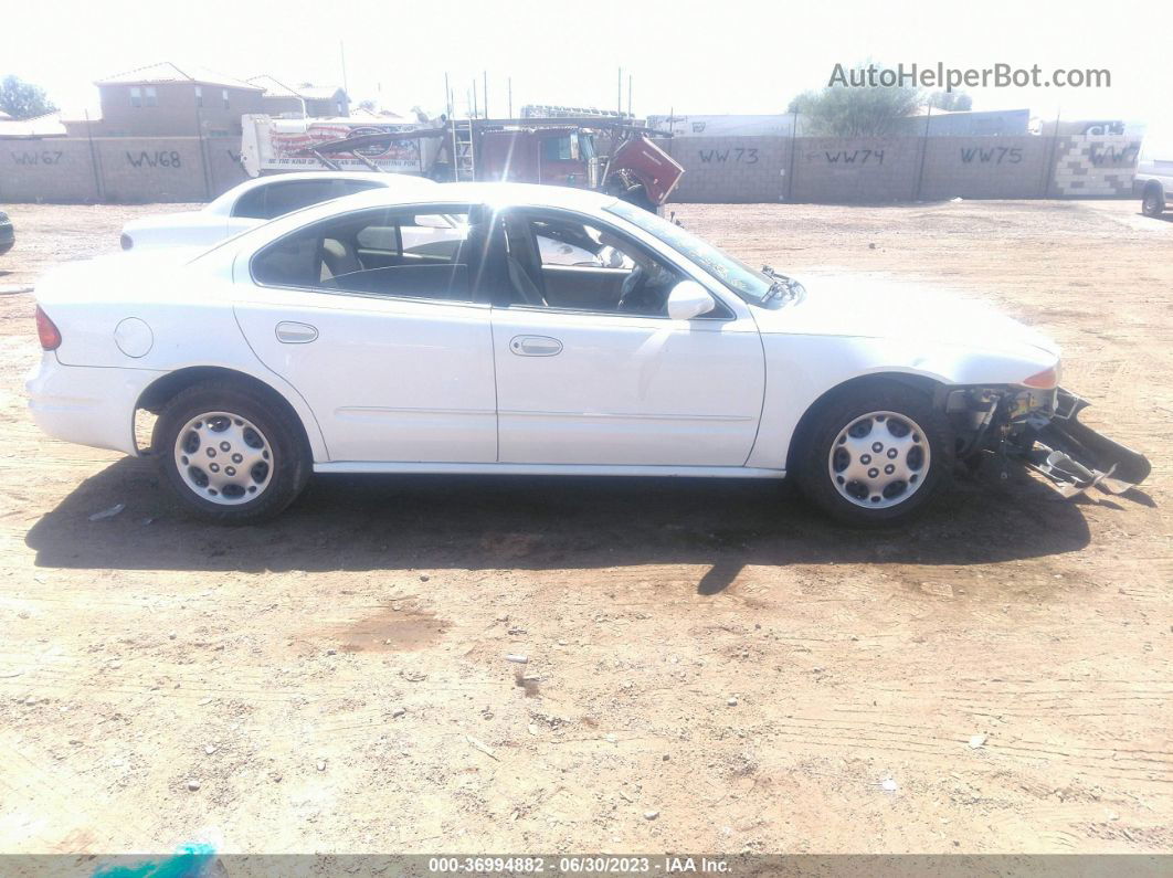 2001 Oldsmobile Alero Gl1 White vin: 1G3NL52T01C235872