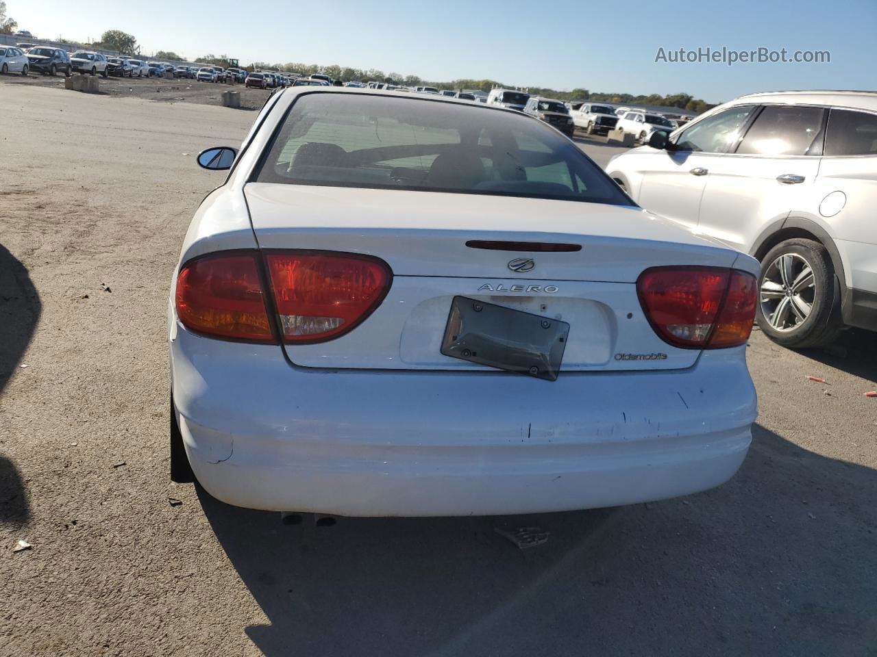 2001 Oldsmobile Alero Gl White vin: 1G3NL52T11C105647