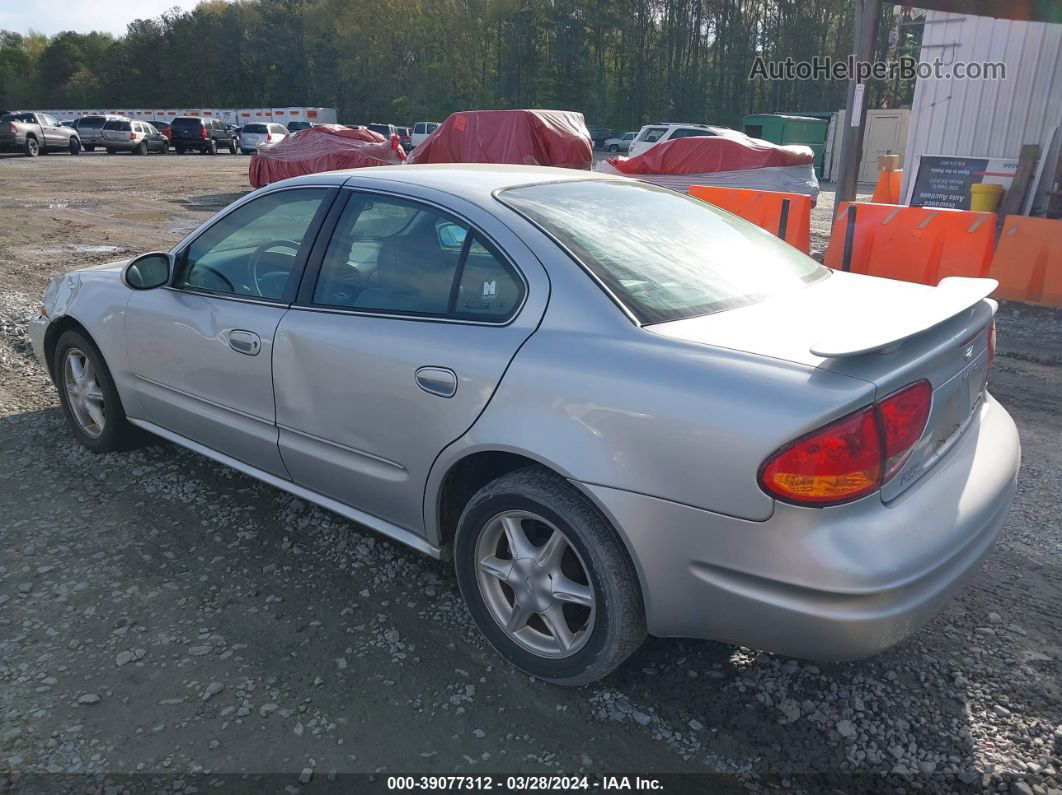 2001 Oldsmobile Alero Gl4 Silver vin: 1G3NL52T11C183779