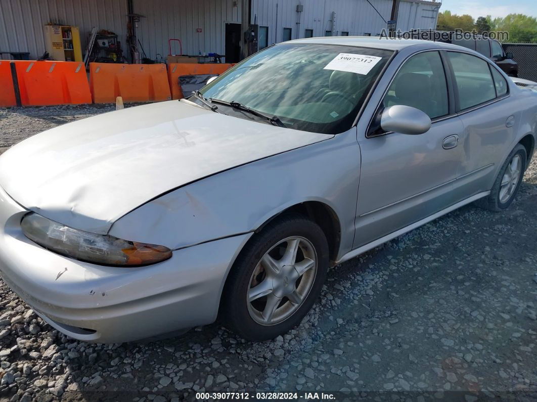 2001 Oldsmobile Alero Gl4 Silver vin: 1G3NL52T11C183779