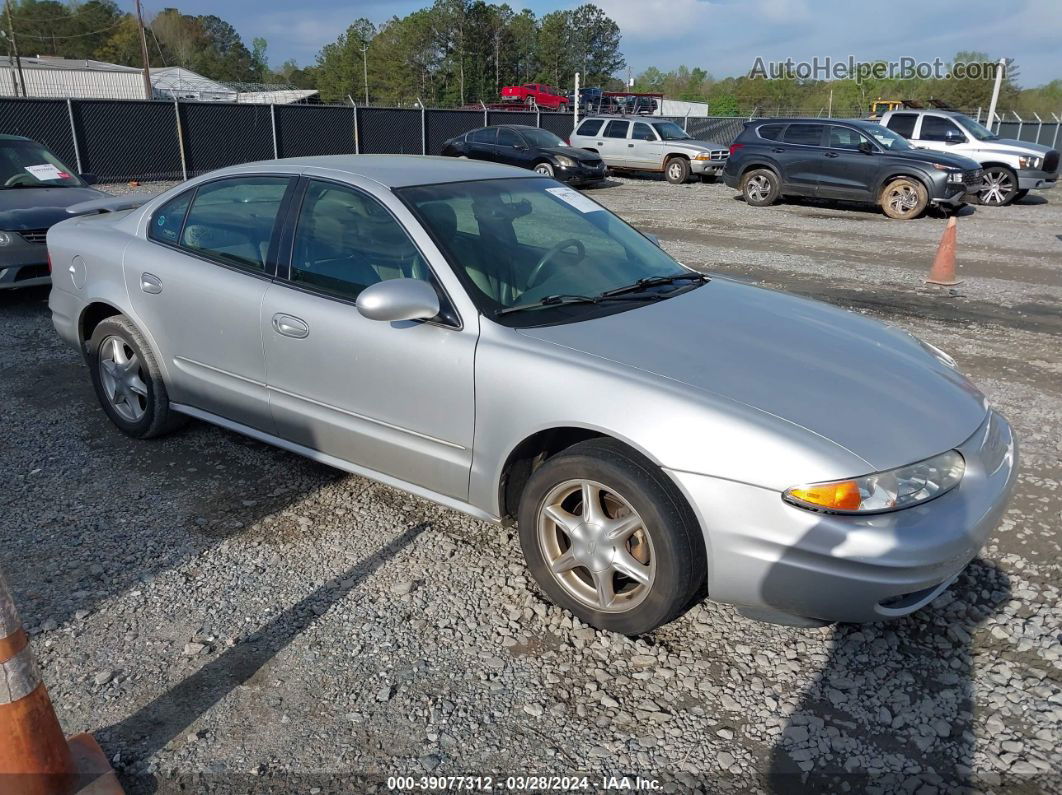 2001 Oldsmobile Alero Gl4 Silver vin: 1G3NL52T11C183779