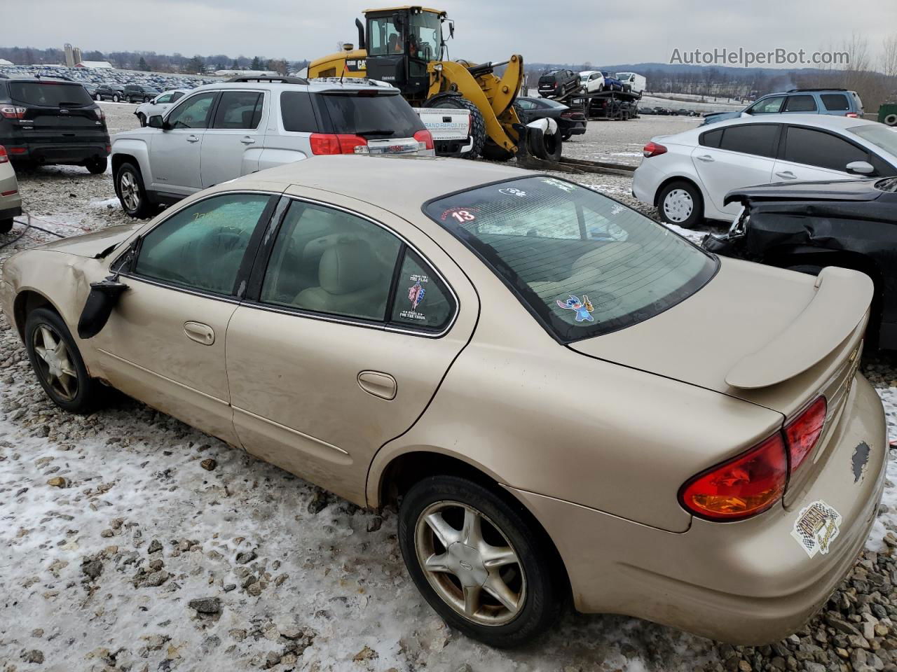 2001 Oldsmobile Alero Gl Gold vin: 1G3NL52T11C261669