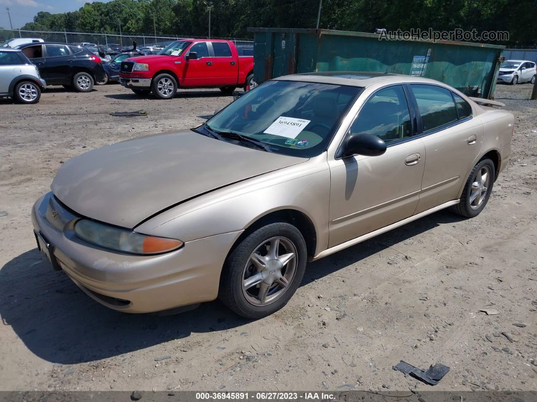 2001 Oldsmobile Alero Gl4 Бежевый vin: 1G3NL52T21C168322