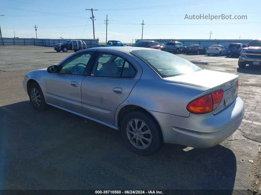 2001 Oldsmobile Alero Gl1 Silver vin: 1G3NL52T31C205054