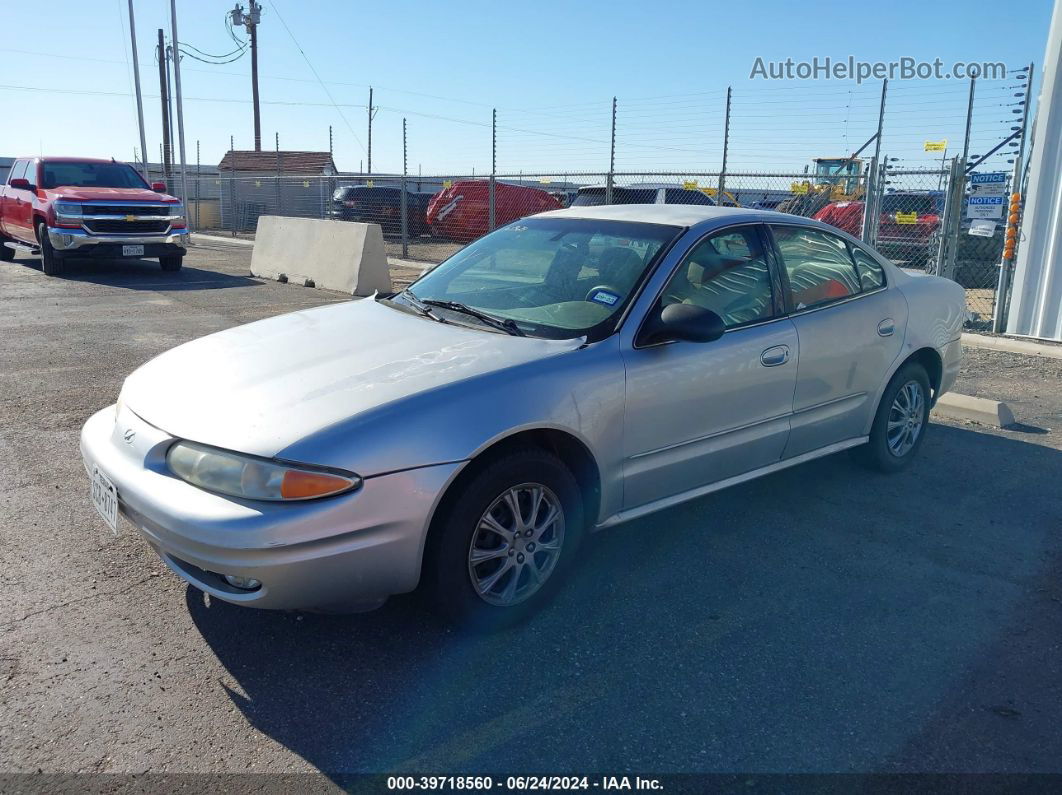 2001 Oldsmobile Alero Gl1 Silver vin: 1G3NL52T31C205054