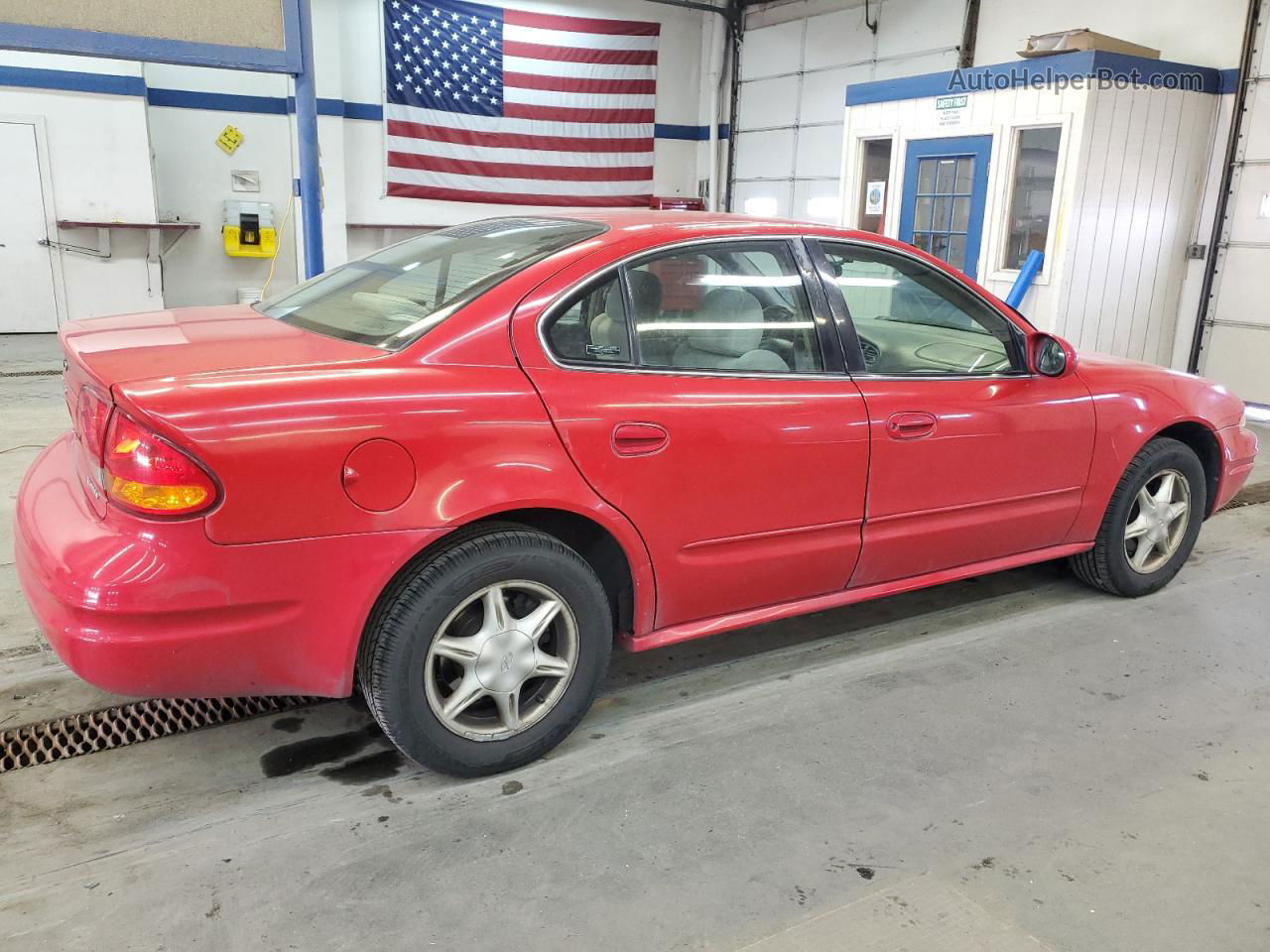 2001 Oldsmobile Alero Gl Red vin: 1G3NL52T31C207046