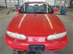 2001 Oldsmobile Alero Gl Red vin: 1G3NL52T31C207046