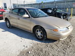 2001 Oldsmobile Alero Gl Beige vin: 1G3NL52T31C208083