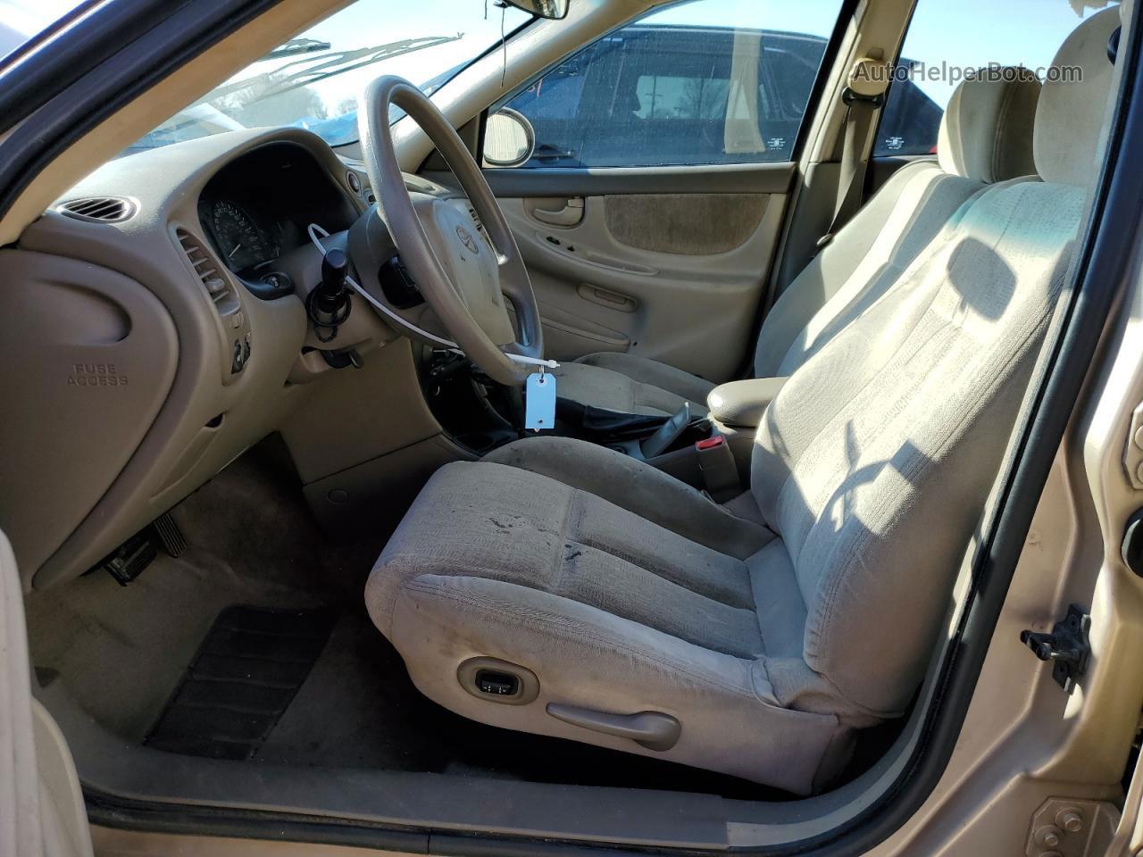 2001 Oldsmobile Alero Gl Beige vin: 1G3NL52T31C208083