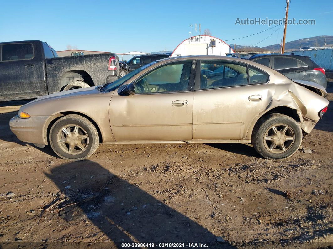 2001 Oldsmobile Alero Gl1 Gold vin: 1G3NL52T31C257252