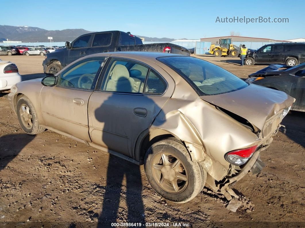 2001 Oldsmobile Alero Gl1 Gold vin: 1G3NL52T31C257252