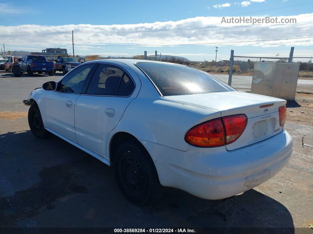 2001 Oldsmobile Alero Gl1 White vin: 1G3NL52T51C105912