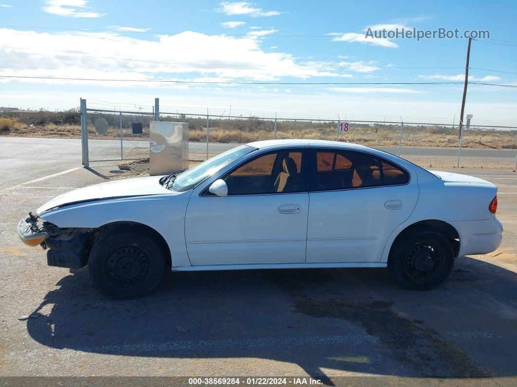 2001 Oldsmobile Alero Gl1 White vin: 1G3NL52T51C105912