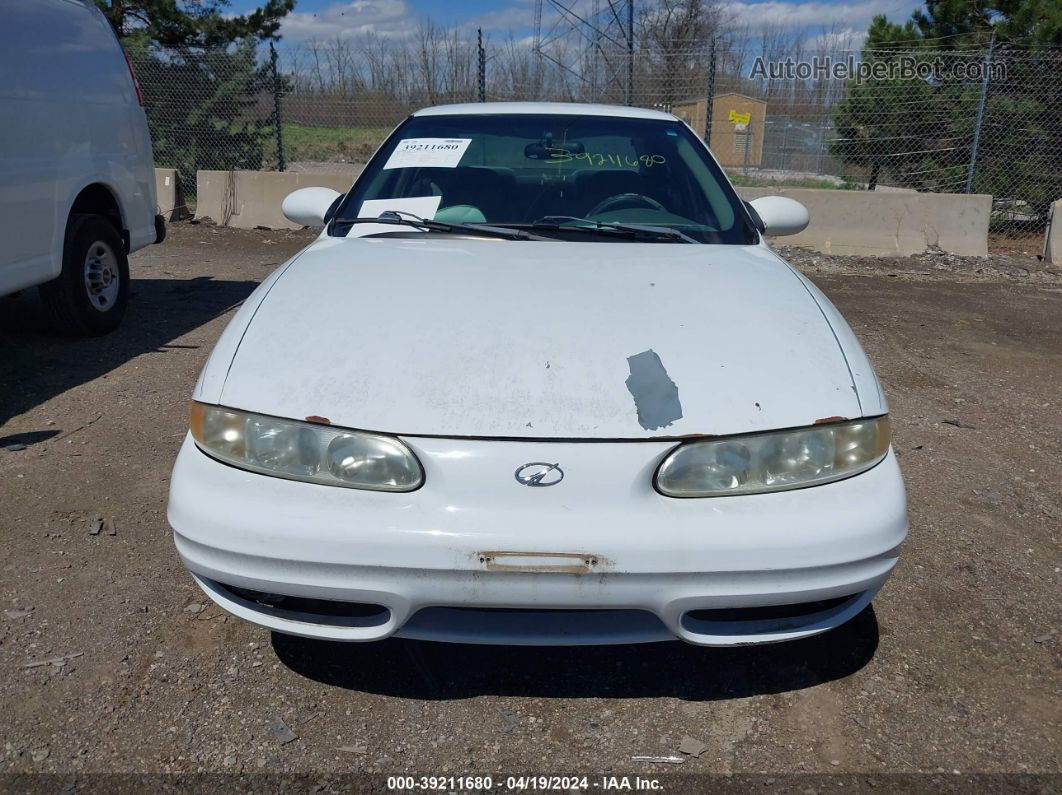 2001 Oldsmobile Alero Gl1 White vin: 1G3NL52T51C126968