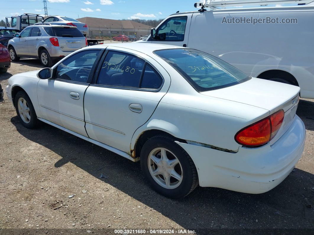 2001 Oldsmobile Alero Gl1 White vin: 1G3NL52T51C126968