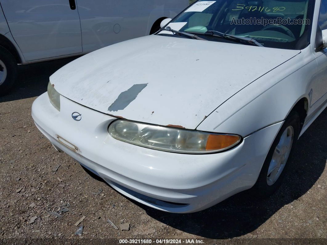 2001 Oldsmobile Alero Gl1 White vin: 1G3NL52T51C126968